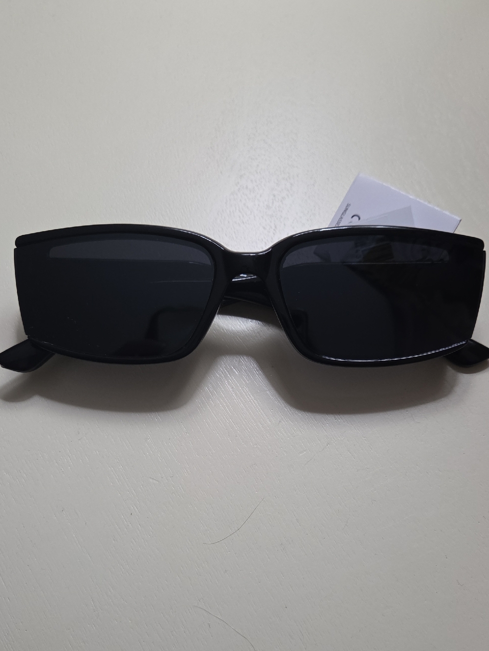 Black Rectangular Sunglasses